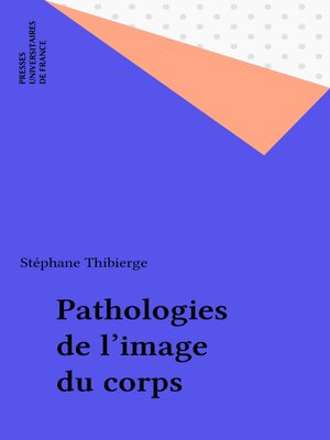 cover image of Pathologies de l'image du corps
